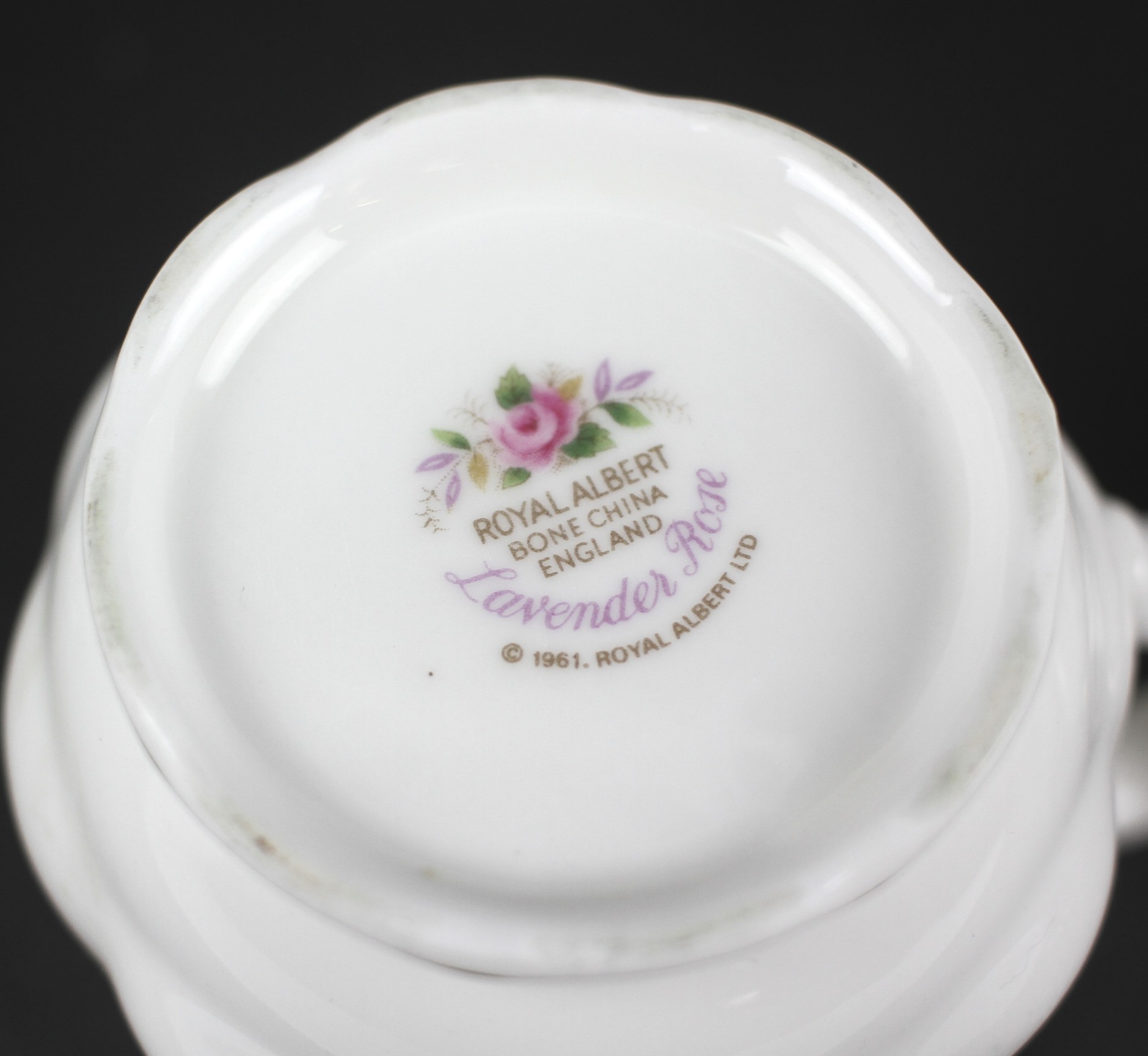 A Royal Albert Lavender Rose part tea set. - Image 2 of 2