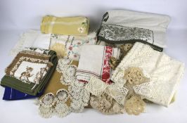 An assortment of fabric.