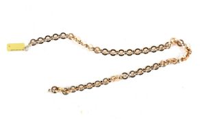 A vintage rose gold plated chain.