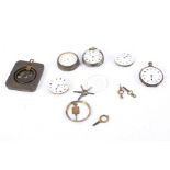 A selection of watch related spares and repairs.