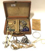 An assortment of costume jewellery.