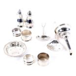 An assortment of silver and silver plated wares.