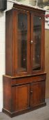 A Victorian mahogany bookcase.