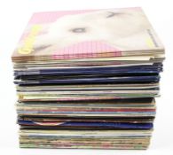 A collection of vinyl records. Including Pink Floyd, Goldfrapp, etc.