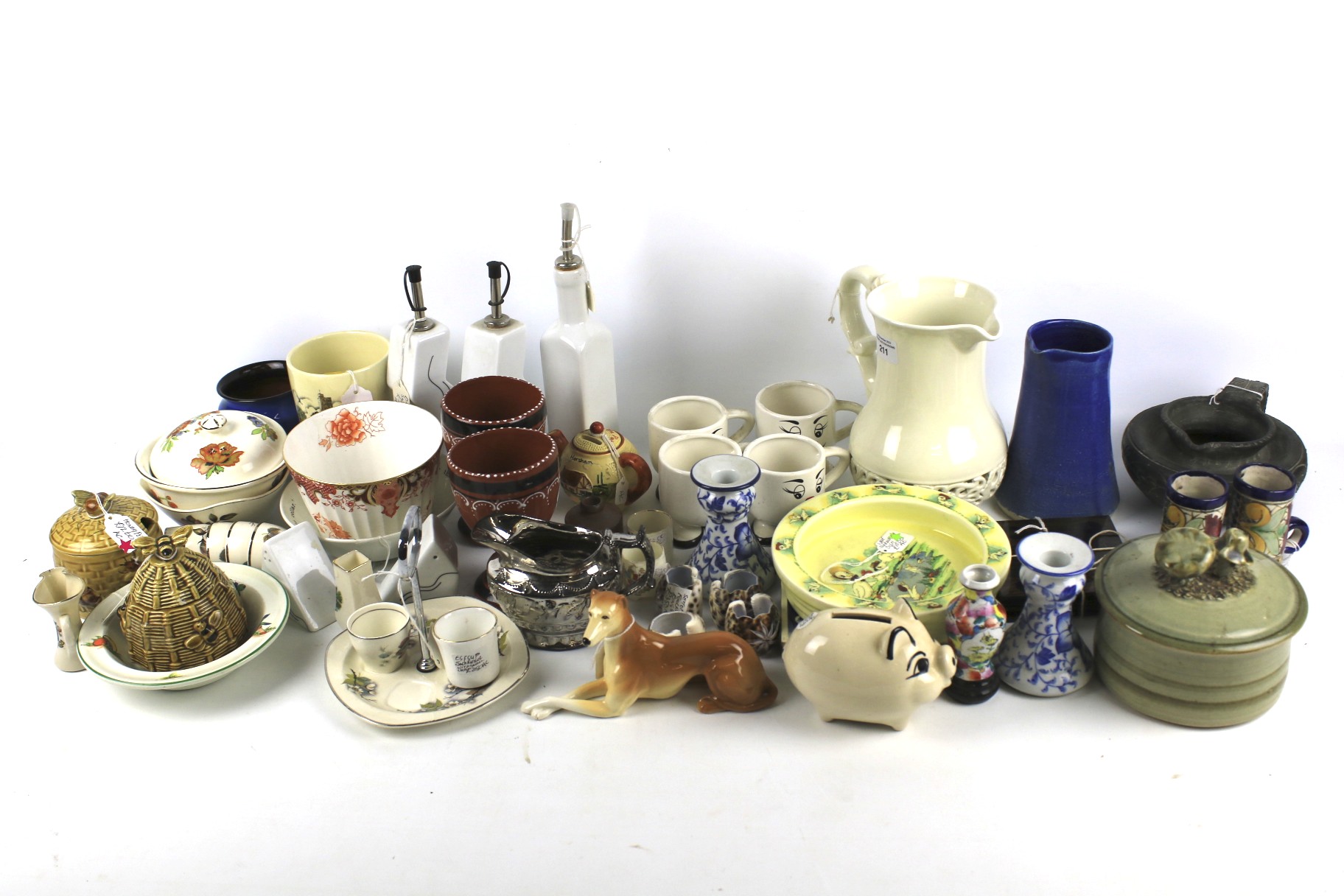 An assortment of ceramics.