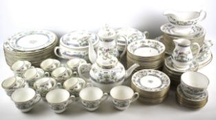 A Royal Worcester Mayfield pattern part tea and dinner service.