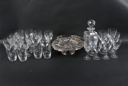 An assortment of contemporary wine glasses.