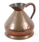 A large Victorian 1 Gallon copper jug.