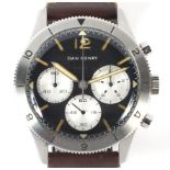A contemporary Dan Henry quartz chronograph wristwatch.