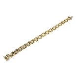 A vintage Italian 9ct gold bracelet.