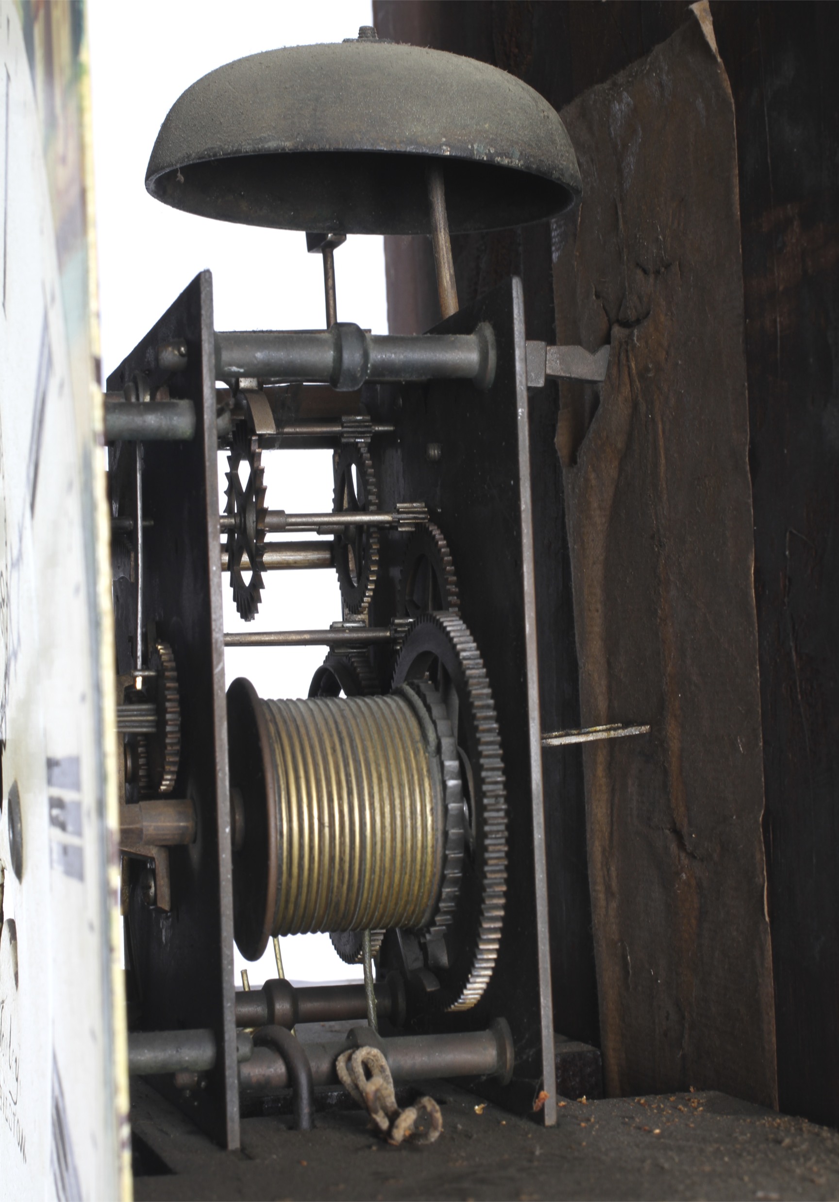 A 19th century North Country eight day inlaid mahogany long case clock of large proportion. - Image 3 of 4