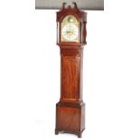 George III mahogany longcase clock.