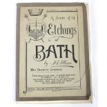 Fred E Ellison, a Series of Twenty-Four etchings of Bath. Part 4 No 138.
