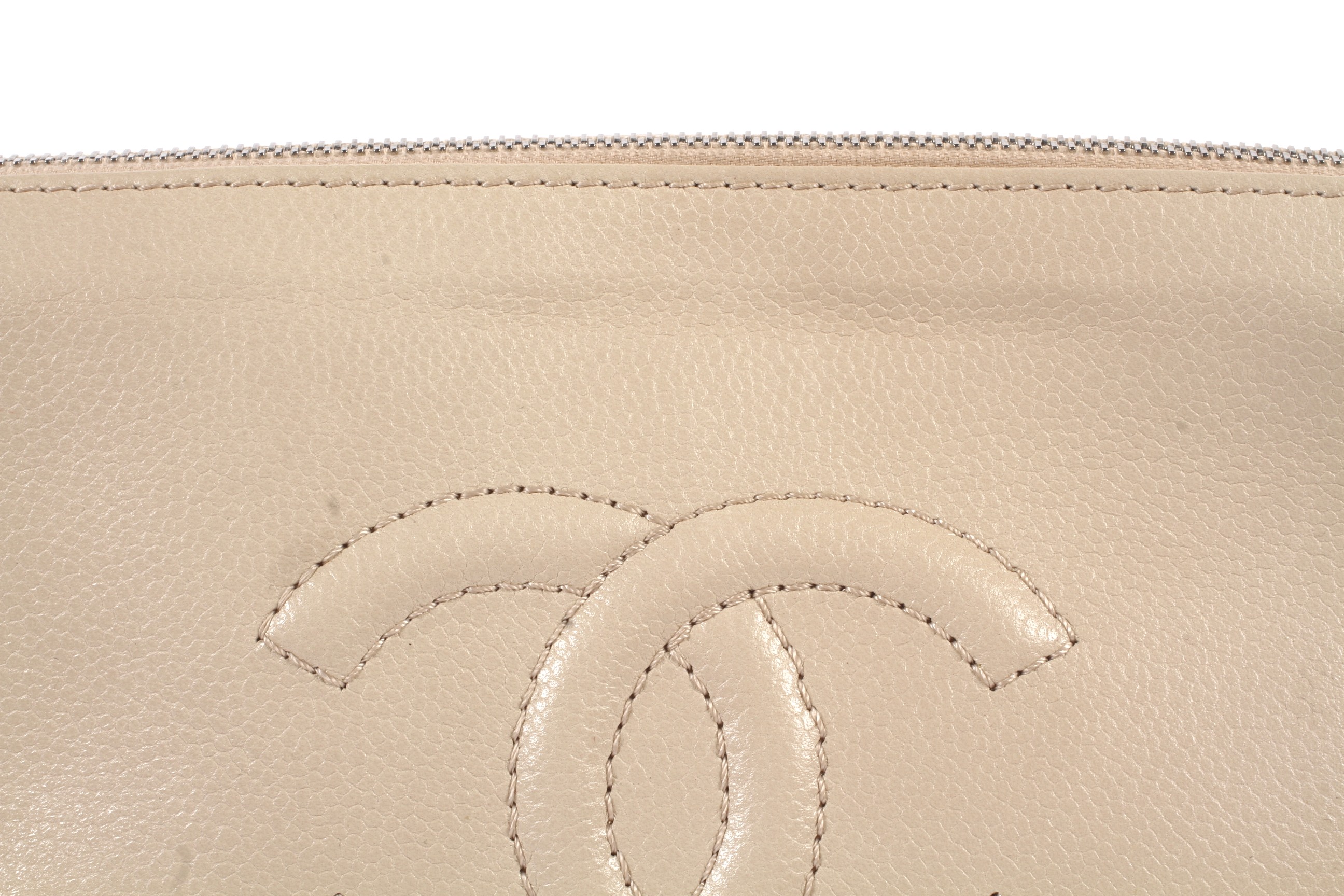 A Chanel nude leather handbag. - Image 2 of 4