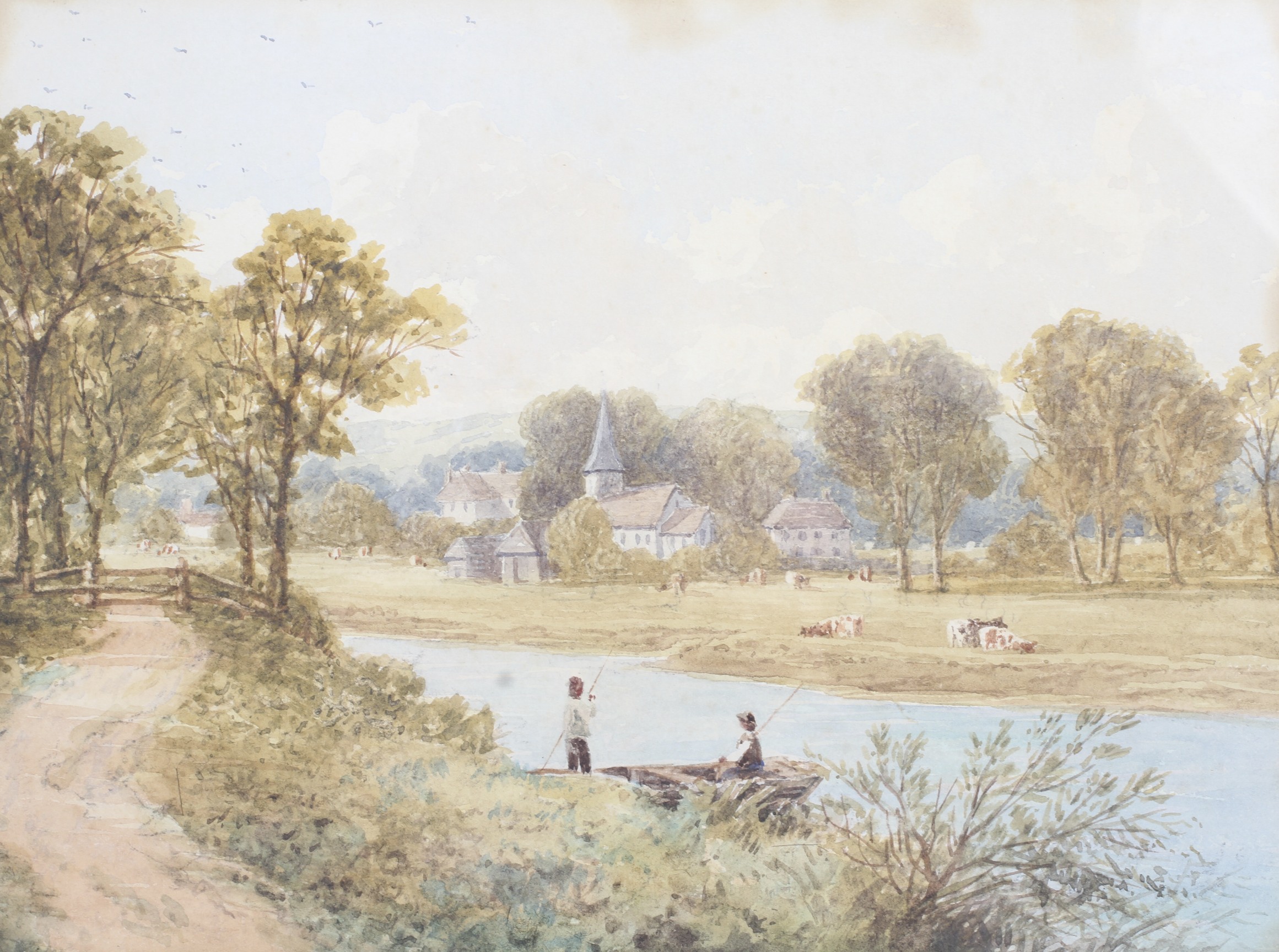 Two late 19th/early 20th century British School watercolours. - Image 2 of 3
