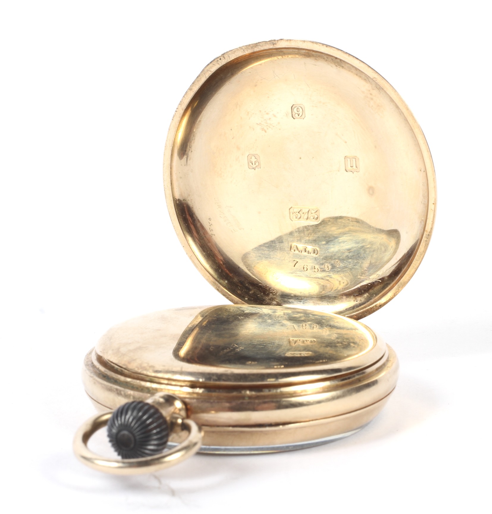 An early 20th century 9ct gold cased open face pocket watch. - Image 2 of 4