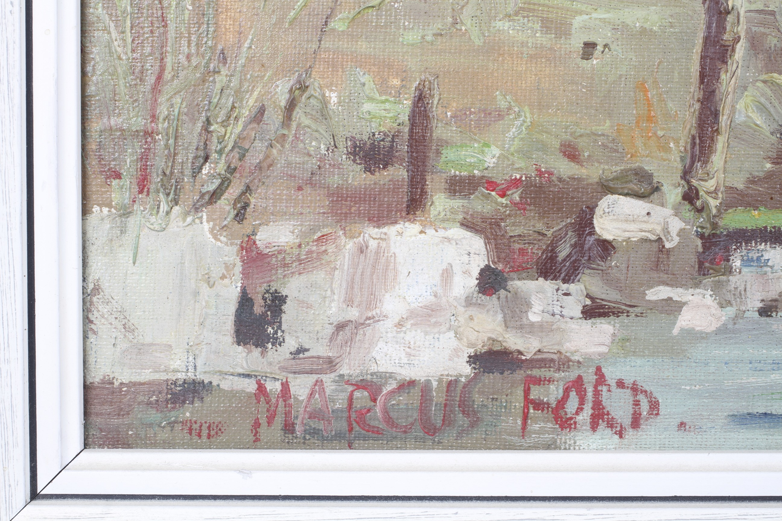 Marcus Ford (1915-1989) a signed oil painting on canvas. - Image 3 of 3