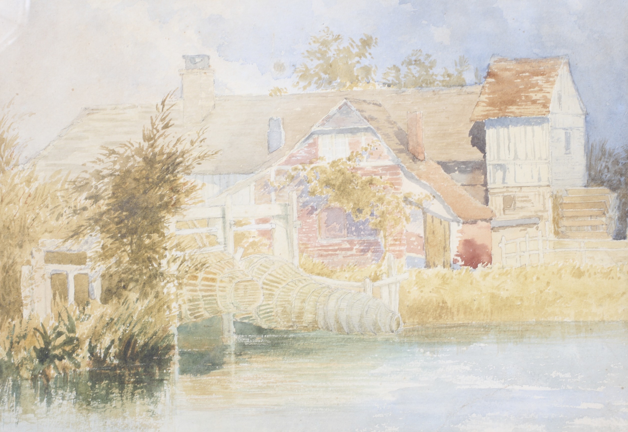 Two late 19th/early 20th century British School watercolours. - Image 3 of 3