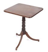 A Georgian mahogany rectangular occasional table.