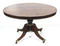A fine 19th century rosewood circular centre table.