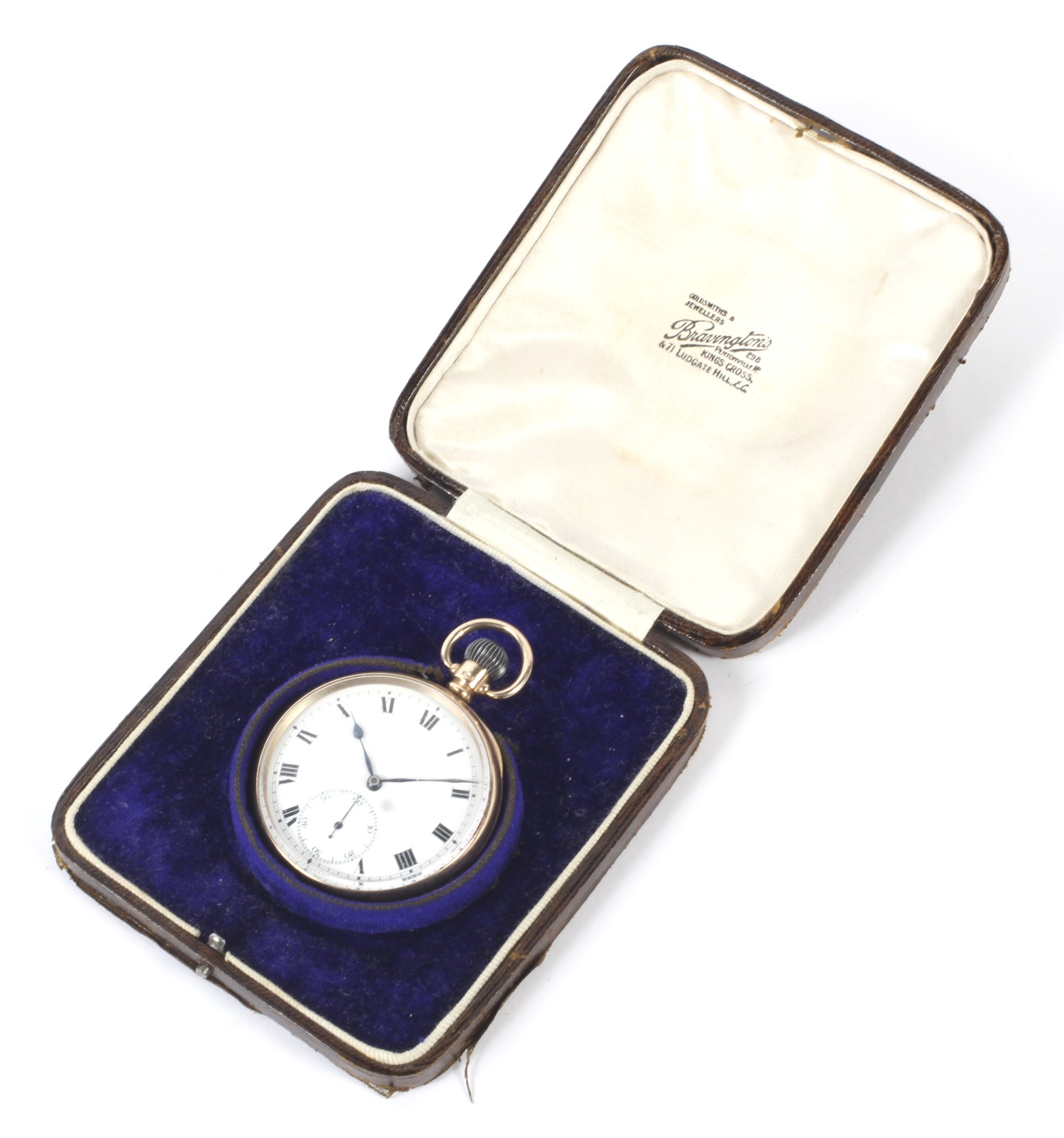 An early 20th century 9ct gold cased open face pocket watch. - Image 4 of 4