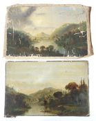 Daniel Charles Grose (Canadian-American, 1838-1900), Hudson River School, two Canadian landscapes,