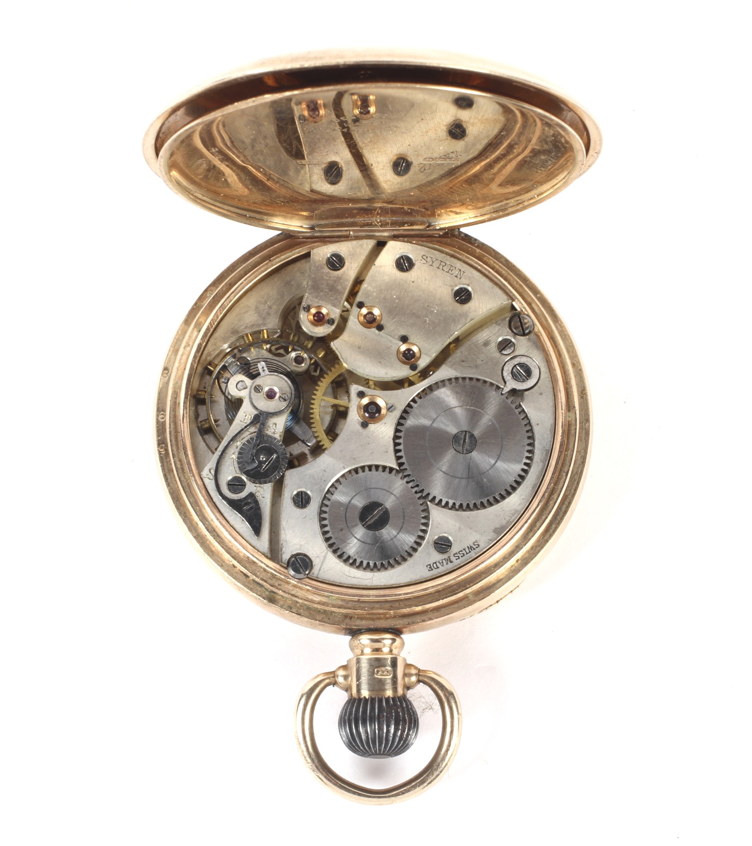 An early 20th century 9ct gold cased open face pocket watch. - Image 3 of 4