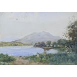 H Paterson (late 19th Century School), two Scottish loch landscapes, watercolour.