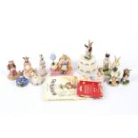 A collection of Royal Doulton Bunnykins figures.