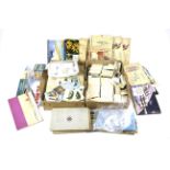 A large assortment of cigarette and tea cards.