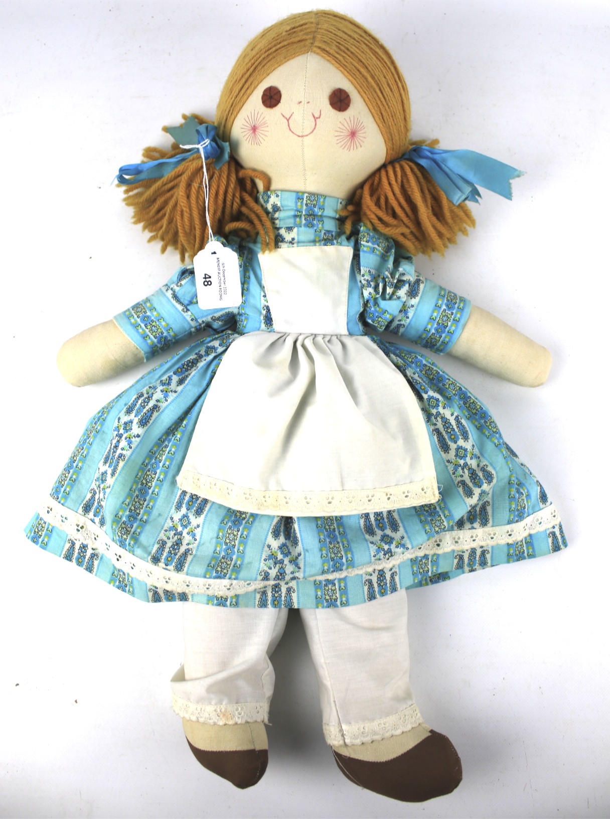 A contemporary rag doll.