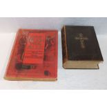 2 Bücher: Die Bibel, 1894 und Das Buch für Alle-Illustrierte Familienzeitung Chronik der Gegenwart