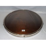 Drehplatte, Lazy Susi, Metall/Holz/Glas, H 5 cm, D 60 cm, Gebrauchsspuren