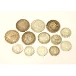 13 Kaiserreich Silbermünzen, Preußen, 208 gr. Feinsilber