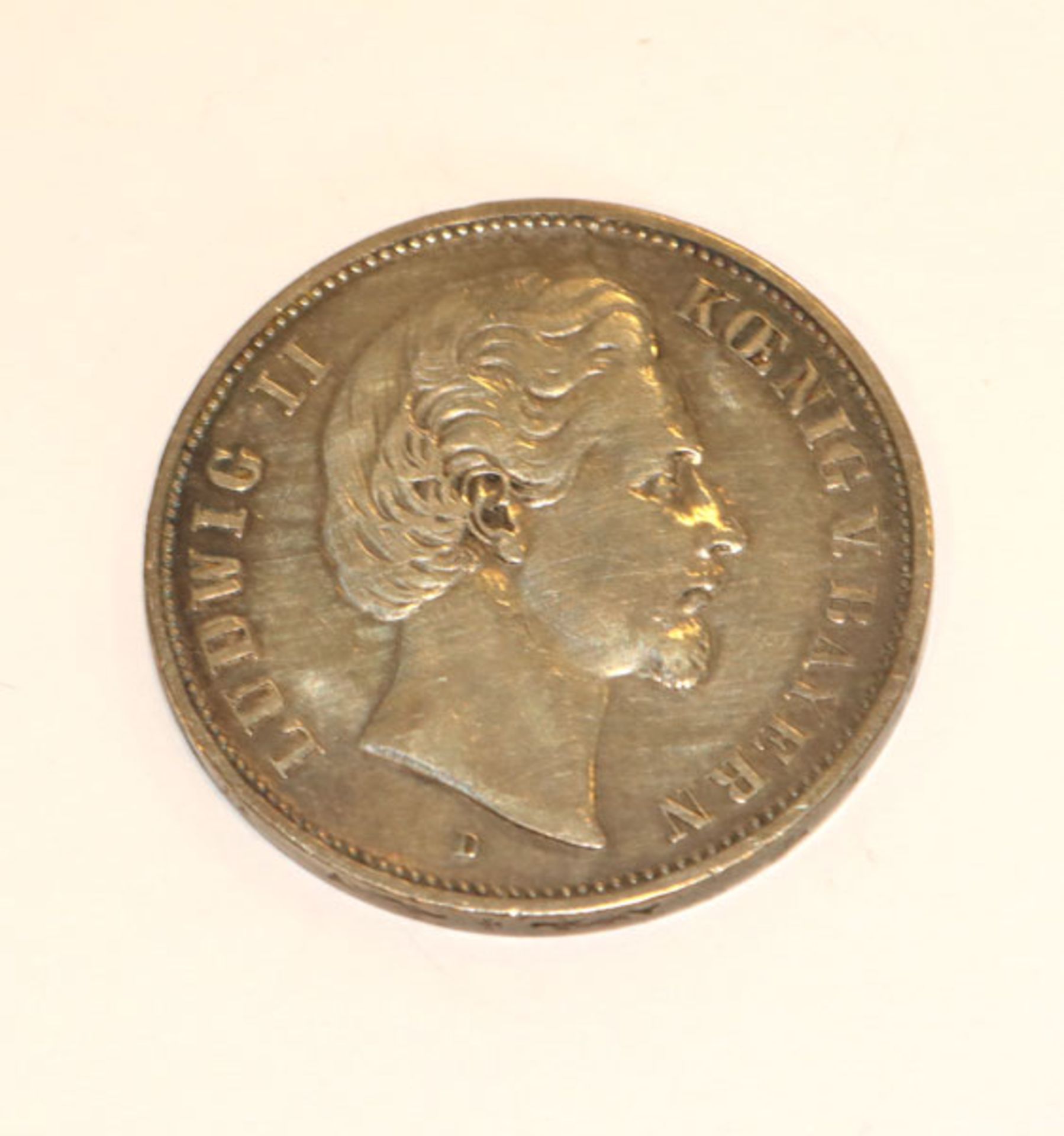 5 Silber Reichsmark König Ludwig II., 1876