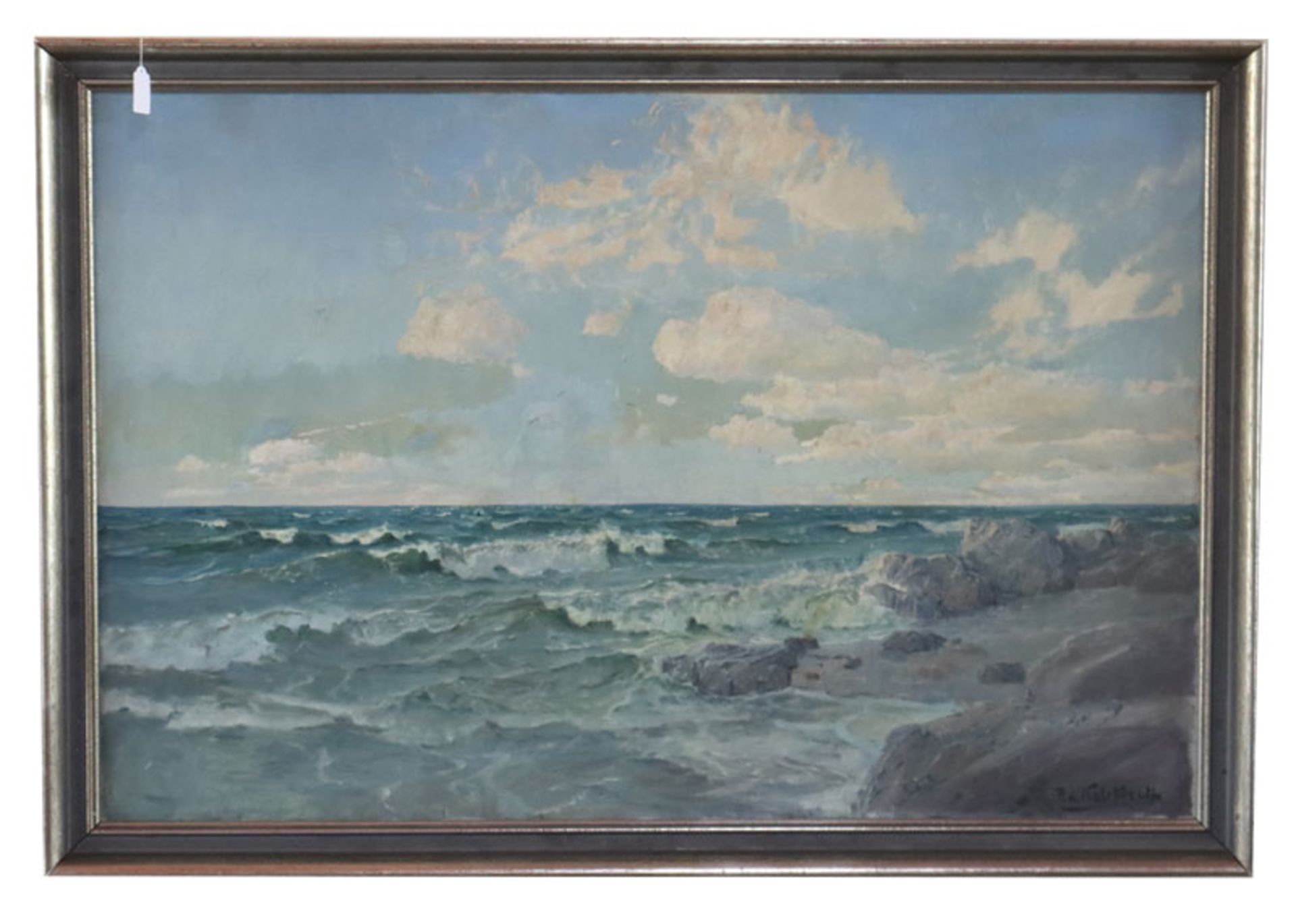 Gemälde ÖL/LW 'Seestück', signiert Kalckreuth, Patrick von Kalckreuth, * 1898 Kiel + 1970 Starnberg,