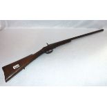 Dekogewehr um 1900, ohne Funktion, Altersspuren, L 95 cm