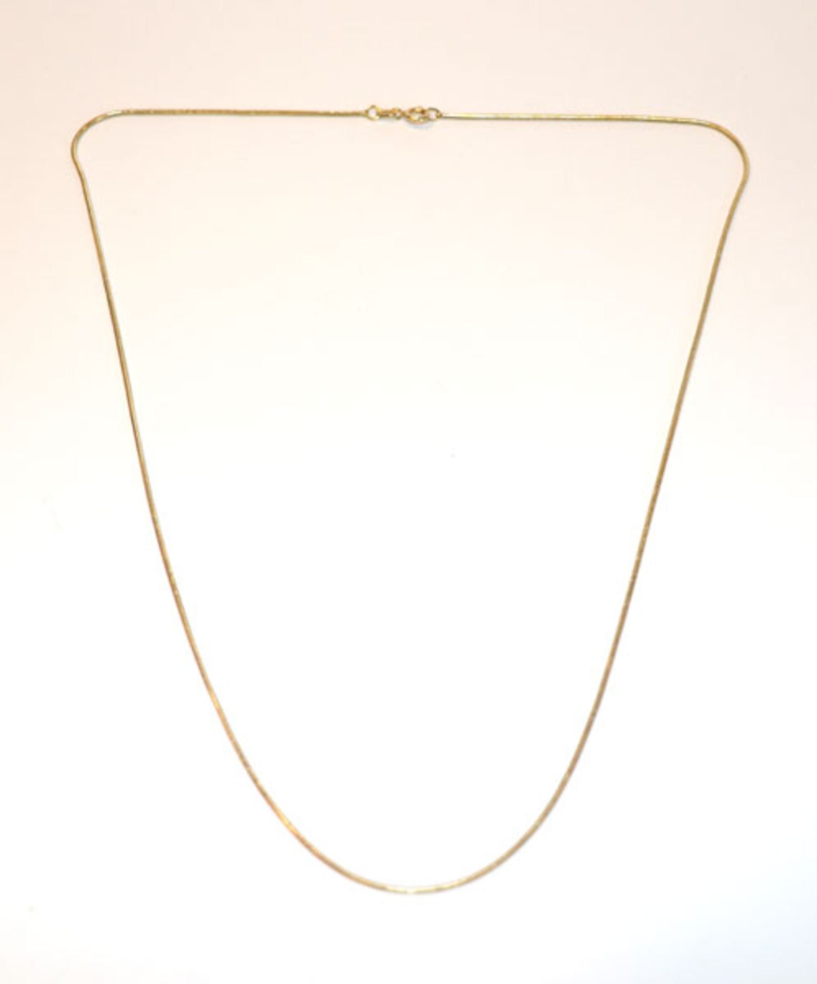 Feine 14 k Gelbgold Halskette, 3,6 gr., L 45 cm
