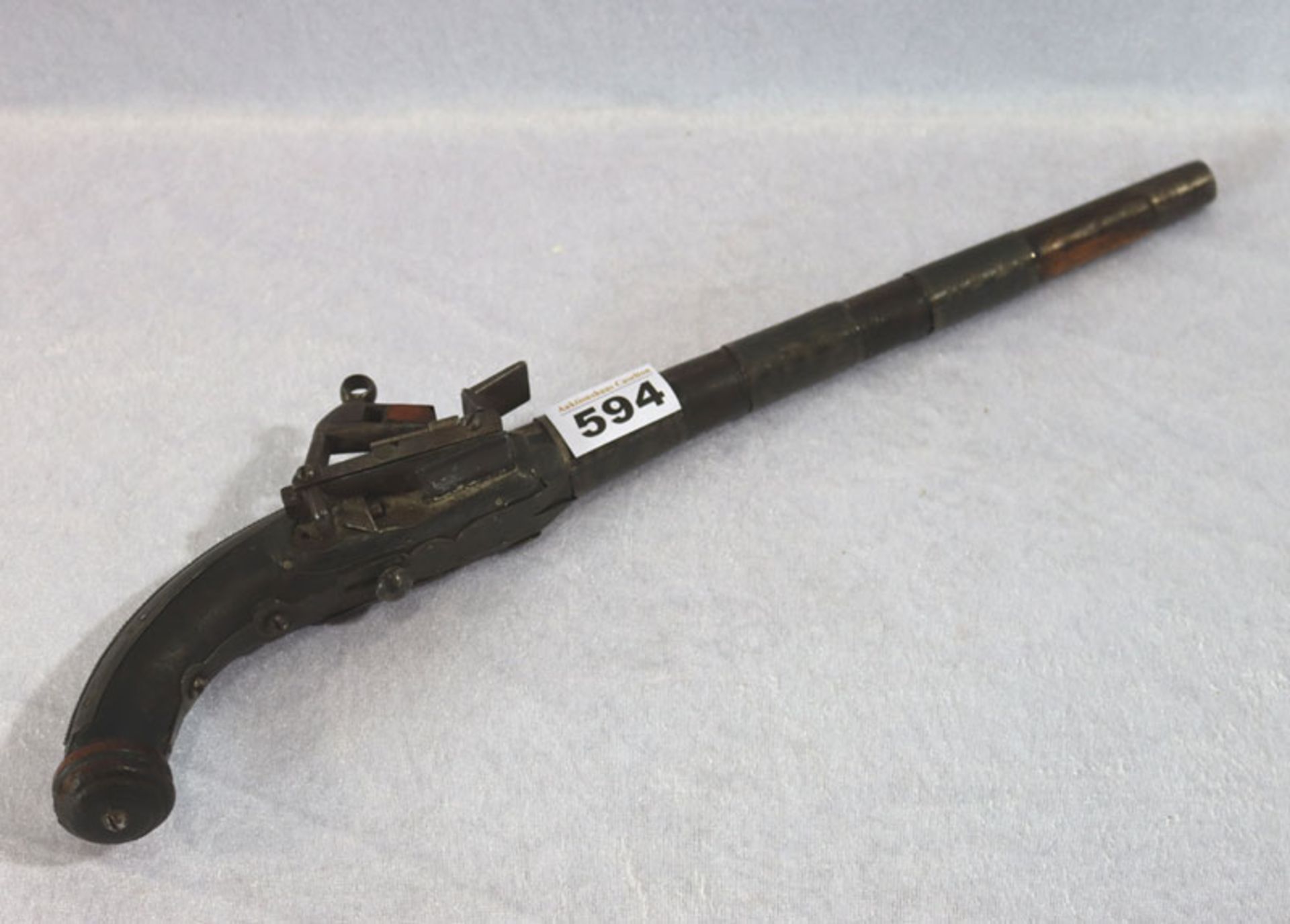 Schwarzpulver Pistole, 18. Jahrhundert, ohne Funktion
