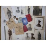 Two unframed 'Silver Point' photographic studio portraits of a member of the RFC by Bacon of