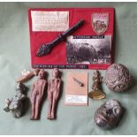 A collection of objects and finds