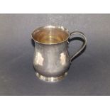 A Maltese silver christening mug/jug, inscribed 'Jack', 3.25" high.