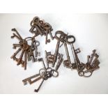 A collection of old keys