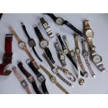 Various modern ladies' wrist watches.