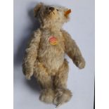 A 20thC Steiff jointed limb teddy bear with growler - 'Knopf Im Ohr', 15".