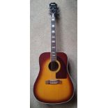 An Antoria RS42216 acoustic guitar, newly strung, 41" overall.