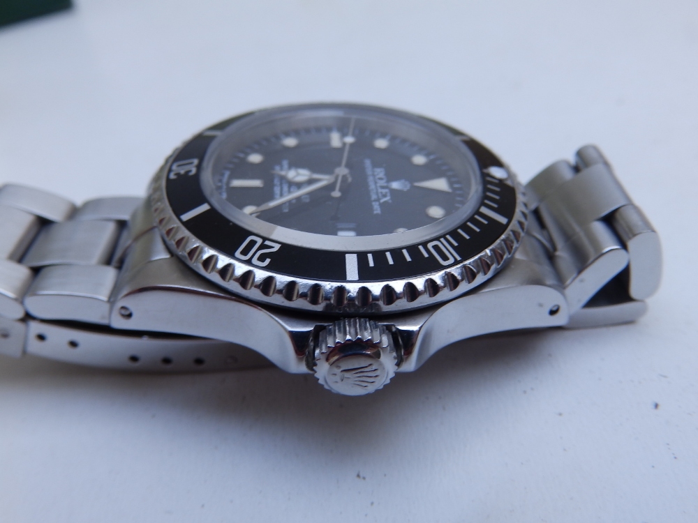 A boxed 1991 gent's stainless steel Rolex Oyster Perpetual Date Sea-Dweller automatic wrist watch - Image 3 of 10