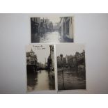 17 early postcards relating to Teignmouth, street scenes including photographic view of the 1924