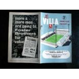 ASTON VILLA V SUNDERLAND 1962-63 LEAGUE CUP S/F