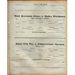 1902-03 WEST BROMWICH ALBION V BOLTON WANDERERS & ASTON VILLA RESERVES V KIDDERMINSTER HARRIERS - Image 2 of 2